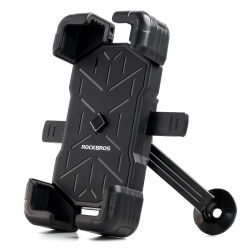 ROCKBROS Uchwyt na telefon 4.5-7.2 do motocykla obrotowy 360 - czarny