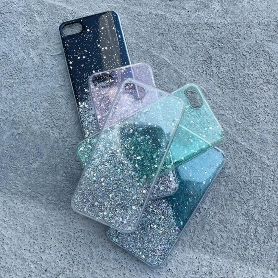 WOZINSKY Błyszczące etui pokrowiec z brokatem Xiaomi Redmi K40 Pro+ / K40