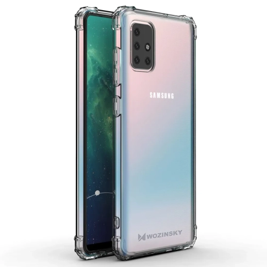 WOZINSKY Pancerne etui do Samsung Galaxy A72 4G Anti Shock przezroczysty