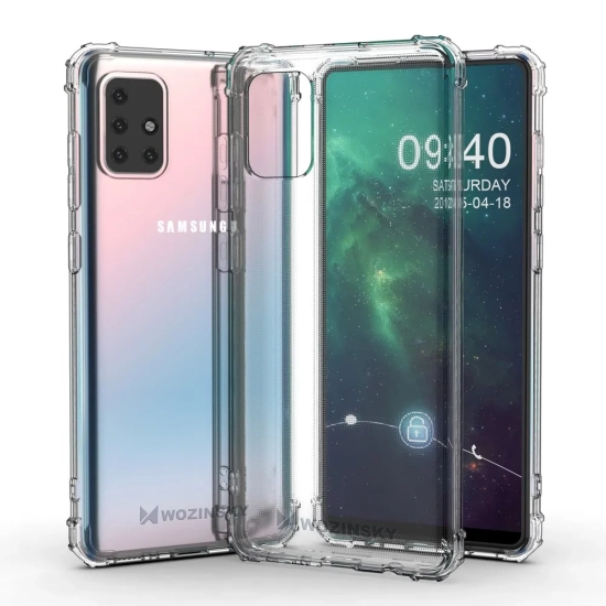 WOZINSKY Pancerne etui do Samsung Galaxy A72 4G Anti Shock przezroczysty