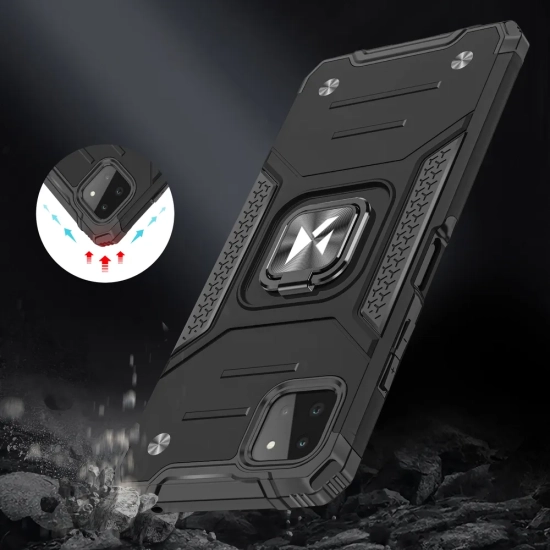 WOZINSKY Pancerne etui pokrowiec + magnetyczny uchwyt Samsung Galaxy A22