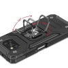 WOZINSKY Pancerne etui pokrowiec + magnetyczny uchwyt Samsung Galaxy A03s