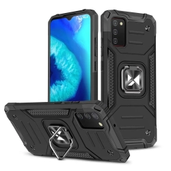 WOZINSKY Pancerne etui pokrowiec + magnetyczny uchwyt Samsung Galaxy A03s
