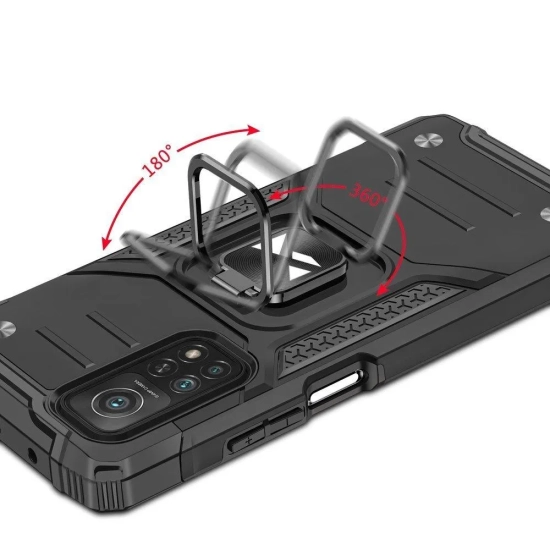 WOZINSKY Pancerne etui pokrowiec + magnetyczny uchwyt Mi Poco M4 Pro 5G /