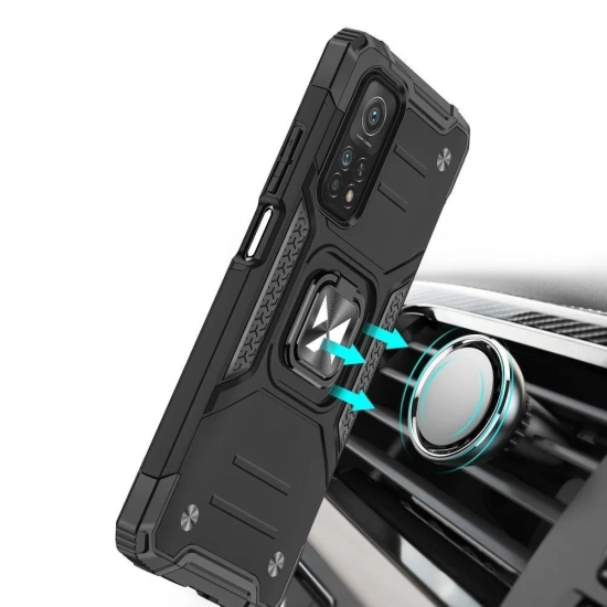 WOZINSKY Pancerne etui pokrowiec + magnetyczny uchwyt Mi Poco M4 Pro 5G /