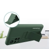WOZINSKY Silikonowe etui z podstawką etui Xiaomi Poco M4 Pro 5G Kickstand