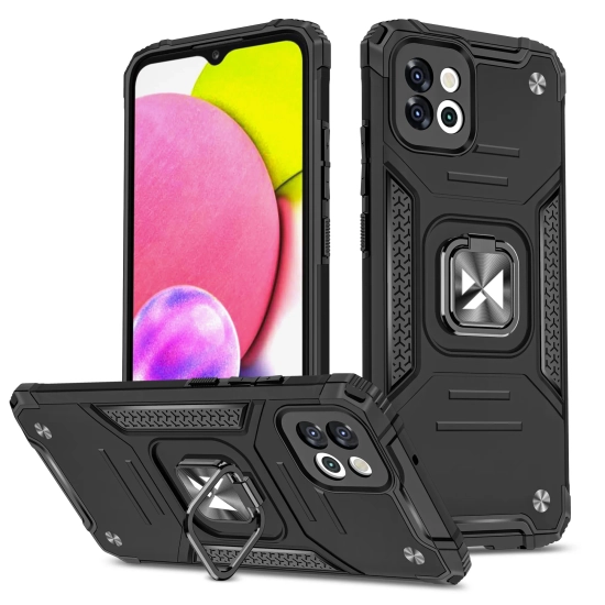 WOZINSKY Etui pancerny pokrowiec do Samsung Galaxy A03 uchwyt magnetyczny