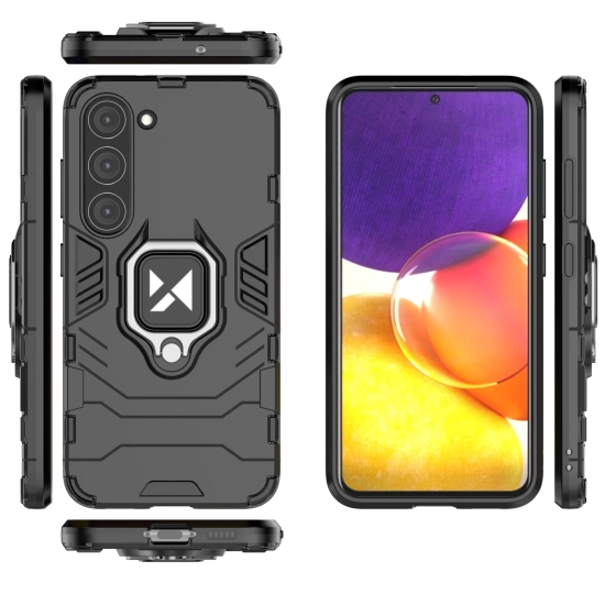 WOZINSKY Etui pancerny pokrowiec do Samsung Galaxy S23+ uchwyt magnetyczny
