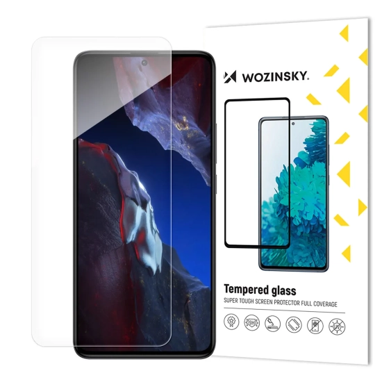 WOZINSKY Szkło hartowane 9H na ekran Xiaomi Poco F5 Pro Tempered Glass