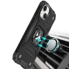 WOZINSKY Pancerne etui z uchwytem na palec do iPhone 15 Plus Ring Armor