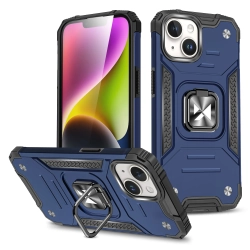 WOZINSKY Pancerne etui z uchwytem na palec do iPhone 15 Plus Ring Armor