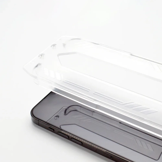 WOZINSKY Szkło hartowane 9H z ramką montażową do iPhone 14 Pro Max Premium