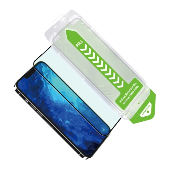 WOZINSKY Szkło hartowane 9H z ramką montażową do iPhone 14 Pro Max Premium