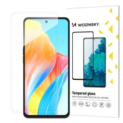 WOZINSKY Wytrzymałe szkło hartowane na płaski ekran z ramką do Oppo A98 5G
