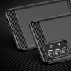 HURTEL Elastyczne etui pokrowiec na Samsung Galaxy A73 Carbon Case - czarny
