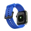 HURTEL Pasek bransoleta do zegarka Apple Watch 42 / 44 / 45 mm - niebieski