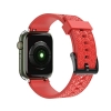 HURTEL Pasek bransoleta do zegarka Apple Watch 42 / 44 / 45 mm - czerwony