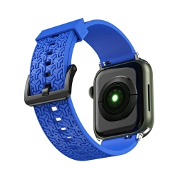HURTEL Pasek bransoleta do zegarka Apple Watch 38 / 40 / 41 mm - niebieski