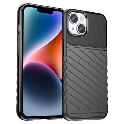 HURTEL Pancerny pokrowiec etui na iPhone 14 Plus Thunder Case - czarny