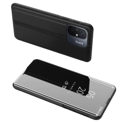 HURTEL Błyszczące etui z klapką do Xiaomi Redmi 11A / Poco C55 / Redmi 12C