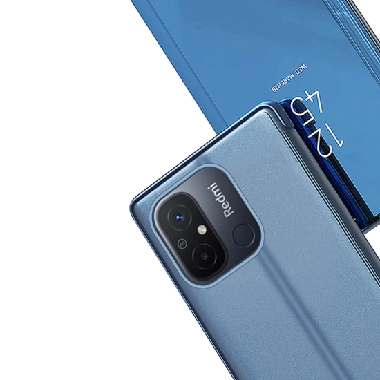 HURTEL Błyszczące etui z klapką do Xiaomi Redmi 11A / Poco C55 / Redmi 12C