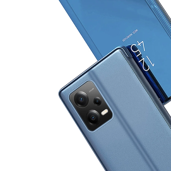 HURTEL Błyszczące etui z klapką do Xiaomi Redmi Note 12 Pro+ Clear View
