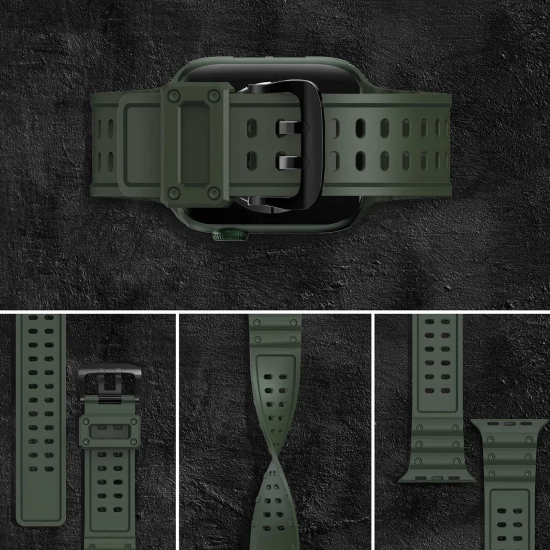 Pasek elastyczny do Apple Watch 38 / 40 / 41 mm - zielony