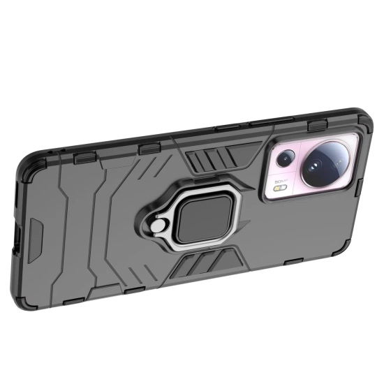 HURTEL Etui pancerny pokrowiec do Xiaomi 13 Lite uchwyt magnetyczny Ring