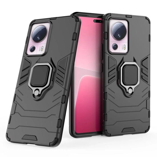 HURTEL Etui pancerny pokrowiec do Xiaomi 13 Lite uchwyt magnetyczny Ring