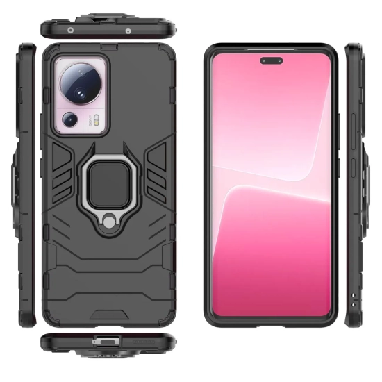 HURTEL Etui pancerny pokrowiec do Xiaomi 13 Lite uchwyt magnetyczny Ring