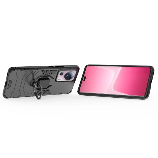 HURTEL Etui pancerny pokrowiec do Xiaomi 13 Lite uchwyt magnetyczny Ring