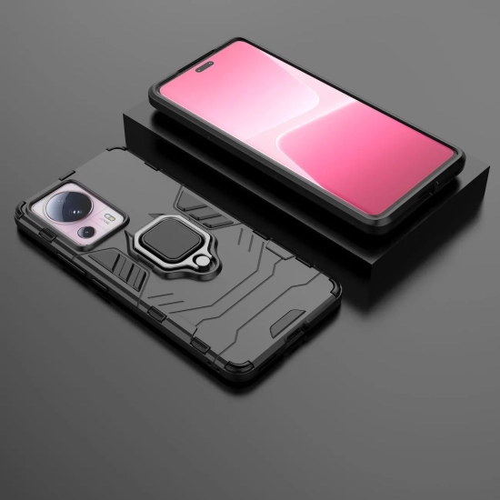 HURTEL Etui pancerny pokrowiec do Xiaomi 13 Lite uchwyt magnetyczny Ring
