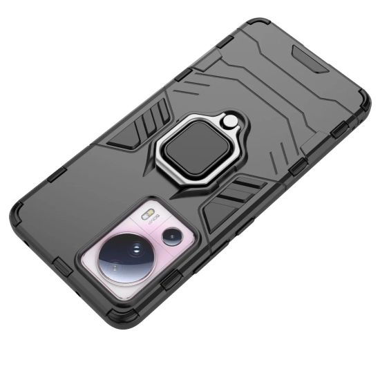 HURTEL Etui pancerny pokrowiec do Xiaomi 13 Lite uchwyt magnetyczny Ring