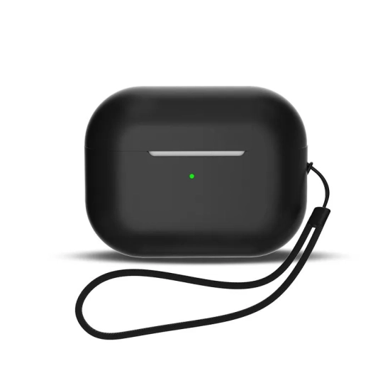 HURTEL Silikonowe etui do słuchawek AirPods 1 / 2 + pasek smycz na
