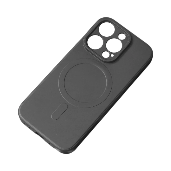 HURTEL Silikonowe etui z MagSafe do iPhone 15 Plus Silicone Case czarne