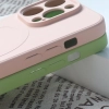HURTEL Silikonowe etui z MagSafe do iPhone 15 Plus Silicone Case szare