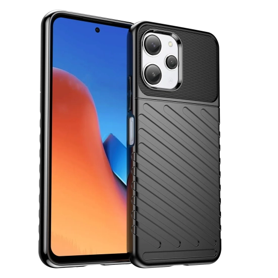 HURTEL Pancerne elastyczne etui pokrowiec do Xiaomi Redmi 12 Thunder Case