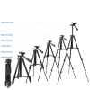 HURTEL Statyw trójnóg TRIPOD 3120 na aparat fotograficzny telefon i kamerę