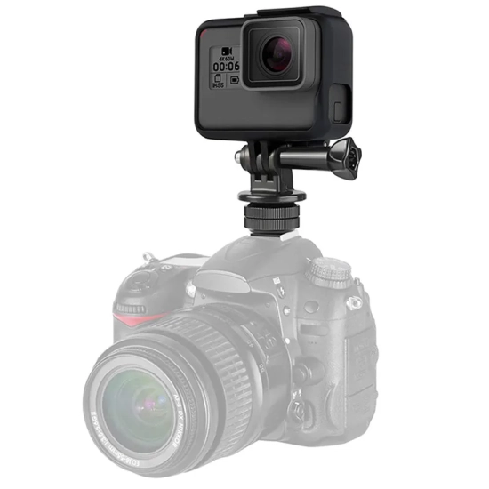 HURTEL Uchwyt na telefon kamerę sportową GoPro z obrotową głowicą