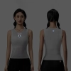 ROCKBROS Koszulka kamizelka rowerowa tkanina 3D damska szybkoschnąca M / L