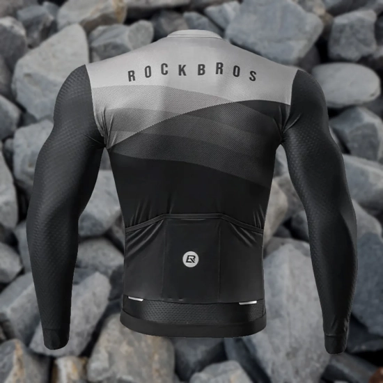 ROCKBROS Koszulka kolarska rowerowa z długim rękawem wiosna/lato XL