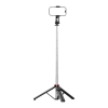 HURTEL Selfie stick teleskopowy z pilotem stojak tripod na telefon 1.3m