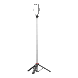 HURTEL Selfie stick teleskopowy z pilotem stojak tripod na telefon 1.3m