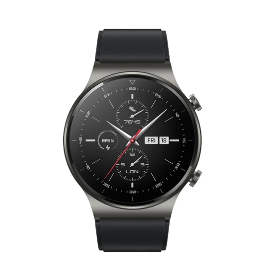 Pasek silikonowy Hurtel Huawei Watch GT 46 mm czarny