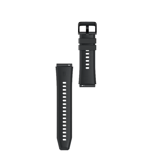 Pasek silikonowy Hurtel Huawei Watch GT 46 mm czarny
