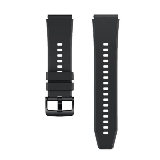 Pasek silikonowy Hurtel Huawei Watch GT 46 mm czarny