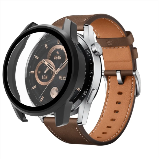 HURTEL Szkło ochronne do smartwatcha Huawei Watch GT3 42mm - czarne