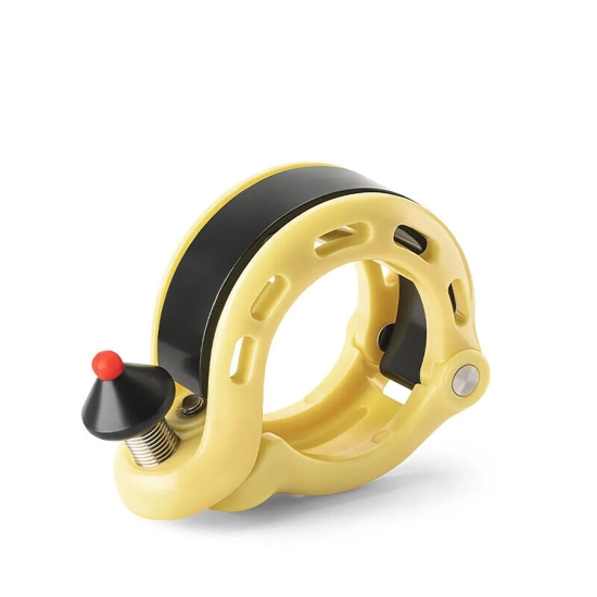 ROCKBROS Dzwonek rowerowy w kształcie litery Q 100db - żółty