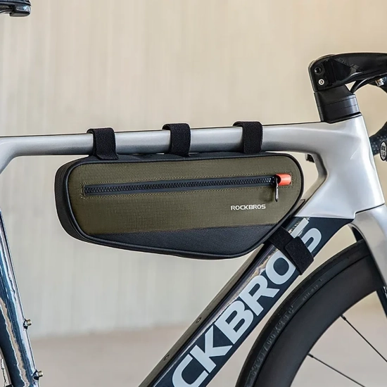 ROCKBROS Torba rowerowa na ramę roweru z kieszenią boczną 1.7l