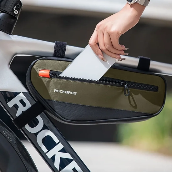ROCKBROS Torba rowerowa na ramę roweru z kieszenią boczną 1.7l